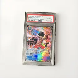 One Piece Manga Monkey.D.Luffy Alt Art Secret Foil OP11-118 PSA 10 - Image 1