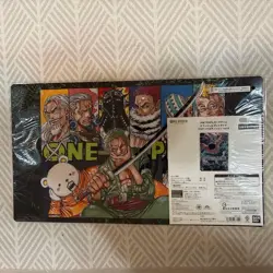 ONE PIECE Card Game Official Playmat Limited Edition Vol. 4 Zoro w/ Promo Leader - Image 1