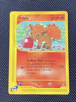 Vulpix 116/147 Common Aquapolis Pokemon Card LP+ - Image 1