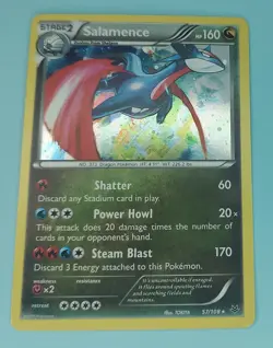 Pokemon Salamence - 57/108 (Cosmos Holo) | 057/108 Promo Trading Card TCG - Image 1