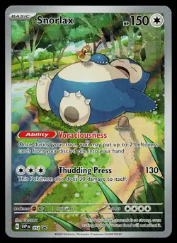 Pokemon Card - Snorlax Scarlet & Violet Promo 051 Holo Promo - Image 1