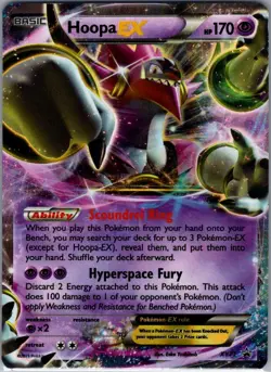 Hoopa EX XY71 XY Promos - Pokemon Card - NM - Image 1