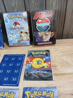 Pokemon Trading Card Game Boxes Manuals Coin Lot - Image 3