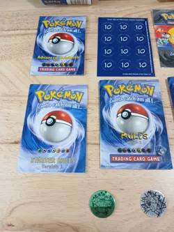 Pokemon Trading Card Game Boxes Manuals Coin Lot - Image 5