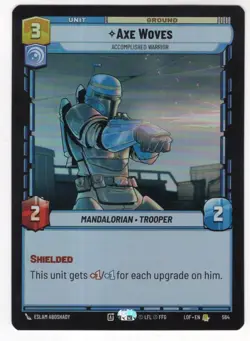 Star Wars Unlimited LotF Foil Card LOF564 Axe Woves - Image 1