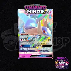 Latios GX 78/236 Pokemon TCG Unified Minds Rare GX Near Mint Card NM - Image 1