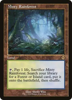 Misty Rainforest Retro Frame Modern Horizons 2 NM MTG - Image 1