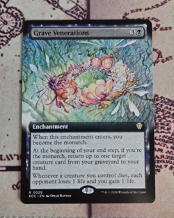 MTG Grave Venerations Extended Lorwyn Eclipsed Magic the Gathering NM - Image 1