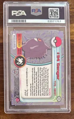 2x Lot Topps Chrome Pokemon Gengar #94 PSA 9 Regrade Candidates Possible Gems - Image 3