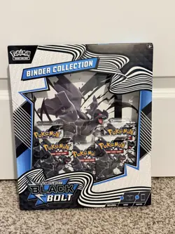 Pokemon TCG Scarlet & Violet Black Bolt Binder Collection (English) Zekrom 6+ - Image 1