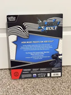 Pokemon TCG Scarlet & Violet Black Bolt Binder Collection (English) Zekrom 6+ - Image 2