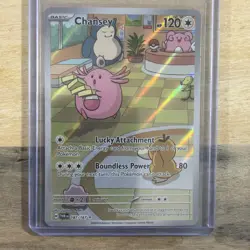 Chansey 187/167 Illustration Rare Twilight Masquerade Pokemon - Image 1