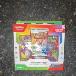 Pokemon TCG First Partner Illustration Collection Series 1 Box - Image 1