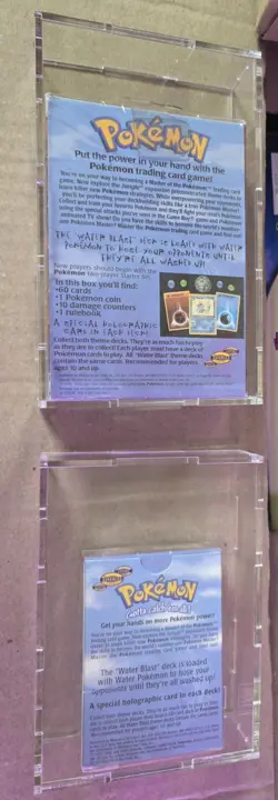 Pokemon Water Blast Theme Deck 1999 WOTC Jungle TCG Factory Sealed - Image 2