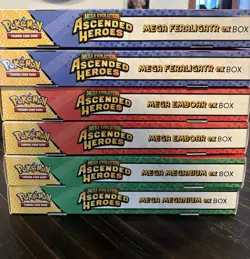 Pokemon Ascended Heroes EX Collection Boxes (6 Boxes) New Factory Sealed - Image 3