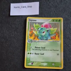 Pokemon Ivysaur 35/112 Holo Uncommon NM/LP Stage 1 EX FireRed & LeafGreen 2004 - Image 1