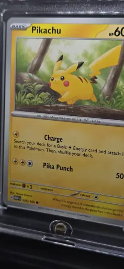 Pikachu 025/165 (Pokemon Together Stamped) NM - Image 2
