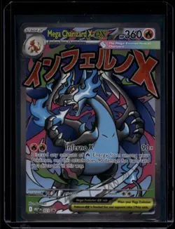 Pokemon TCG Mega Charizard X ex 023 Mega Evolution Promo NM C - Image 1