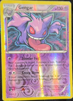 Pokemon TCG Gengar 35/83 Generations Reverse Holo Rare Stage 2 130HP English - Image 1