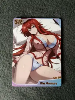 WAIFU Genki Parade SR Rare card Anime Goddess Story RIAS GREMORY SR-10 - Image 1