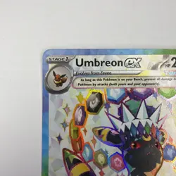 Umbreon ex Pokemon Prismatic 176 Scarlet & Violet Black Star Promo NM - Image 3