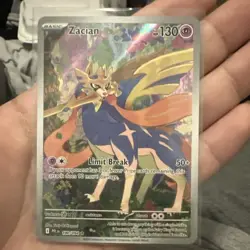 Zacian 100/094 ME02: Phantasmal Flames Pokemon TCG ILLUSTRATION RARE - Image 1
