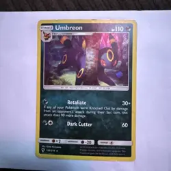 Pokemon TCG Umbreon #120/214 Lost Thunder Regular Non Holo Rare HP - Image 1