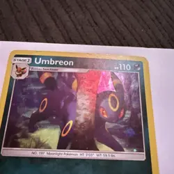 Pokemon TCG Umbreon #120/214 Lost Thunder Regular Non Holo Rare HP - Image 3
