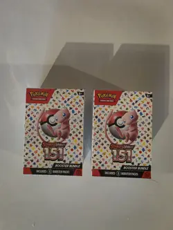 X2 Pokemon TCG Scarlet & Violet 151 Booster Bundle - Factory Sealed - 820650853210 - Image 1