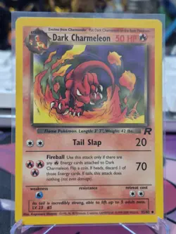 Pokemon - Dark Charmeleon - Team Rocket - W Stamp 32/82 WOTC MP See Photos - Image 1