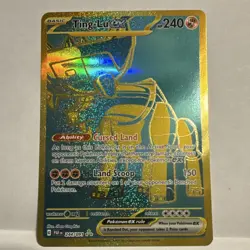 The Pokemon Company Ting-Lu ex 244/091 SV: Paldean Fates Ultra Rare Holo 240HP - Image 1