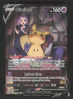 Mimikyu V TG16/TG30 Pokemon TCG Brilliant Stars Trainer Gallery LP - Image 1