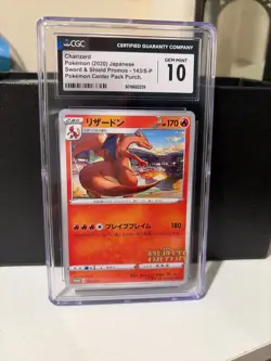 PSA 10 - 2020 POKEMON JAPANESE S PROMO #143 CHARIZARD ILLUSTRATION GRAND PRIX - Image 1