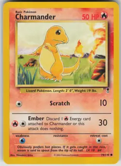 Pokemon TCG Charmander Common Legendary Collection 070/110 - Image 1