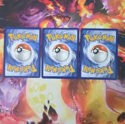 Pokemon 151 Poster Collection Promos Squirtle Charmander Bulbasaur Swirls - Image 2