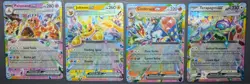 Pokemon TCG Mixed EX Lot Of 4 ex Double Rare Holos - Jolteon, Terapagos & more! - Image 1