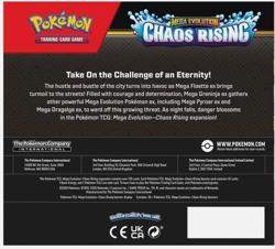 Pokemon TCG: Mega Evolution-Chaos Rising Booster Display Box (36 Packs) PRESALE - Image 3