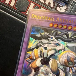 YuGiOh! JUSH-EN006 Dracotail Arthalion 1st Edition Ultra Rare NM - Image 3