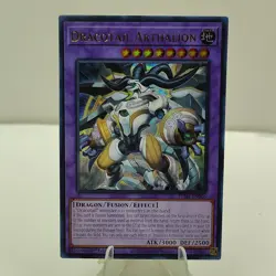YuGiOh! JUSH-EN006 Dracotail Arthalion 1st Edition Ultra Rare NM - Image 1