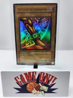 YuGiOh Left Leg of the Forbidden One LOB-121 1st Edition Glossy Ultra Rare NM - Image 1