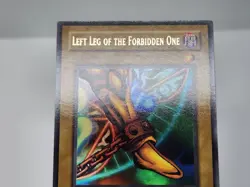 YuGiOh Left Leg of the Forbidden One LOB-121 1st Edition Glossy Ultra Rare NM - Image 2