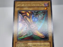 YuGiOh Left Leg of the Forbidden One LOB-121 1st Edition Glossy Ultra Rare NM - Image 3