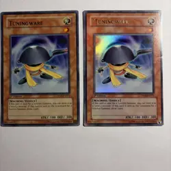 Yugioh! 3x Tuningware DP08-EN011 Duelist Pack Ultra Rare 1st Edition - VLP/LP - Image 2