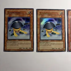 Yugioh! 3x Tuningware DP08-EN011 Duelist Pack Ultra Rare 1st Edition - VLP/LP - Image 3