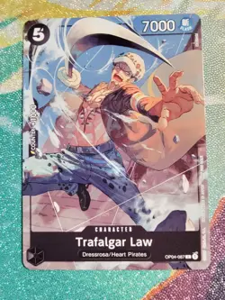 Trafalgar Law OP04-087 Welcome Pack Vol.1 Tournament Promo One Piece Card Eng - Image 1
