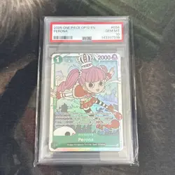 2025 ONE PIECE OP12-034 ENGLISH PERONA PSA 10 Gem Mint Free Shipping USA Seller - Image 1