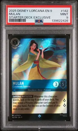 2025 Disney Lorcana En 9 Mulan Starter Deck Exclusive - Image 1