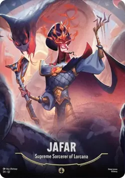 Jafar - Supreme Sorcerer of Lorcana Illumineer's Quest Palace Heist Jumbo 3.5x5 - Image 1