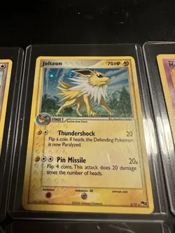 Jolteon 3/17 Pop Series 3 LP+ Holo Rare English Pokemon Holofoil TCG Card - Image 1