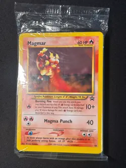 Sealed MAGMAR #44 WOTC Black Star PROMO Pack of Pokemon 25 Cards Vintage - Image 1